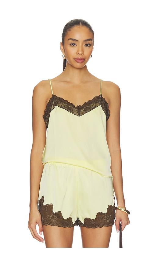 madison the label olesya top in yellow. - size m (also in xs)