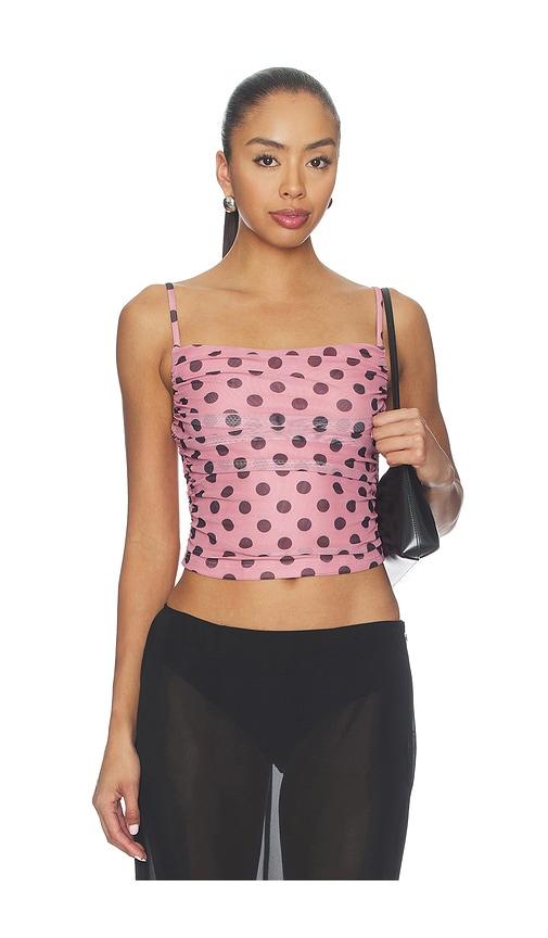 madison the label polina top in pink. - size l (also in m, s, xl, xs)