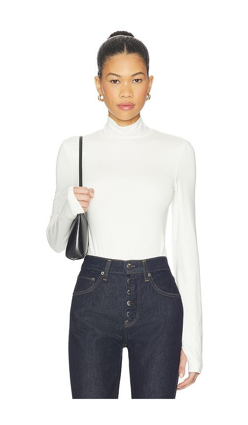 madison the label tavi bodysuit in white. - size l (also in xs, s, m, xl)