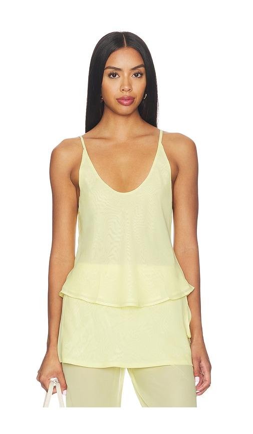 madison the label x revolve anastasia tank in yellow. - size l (also in m, s, xs)