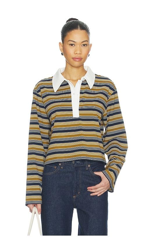 madison the label x revolve ryland rugby top in multi. - size s (also in xs)