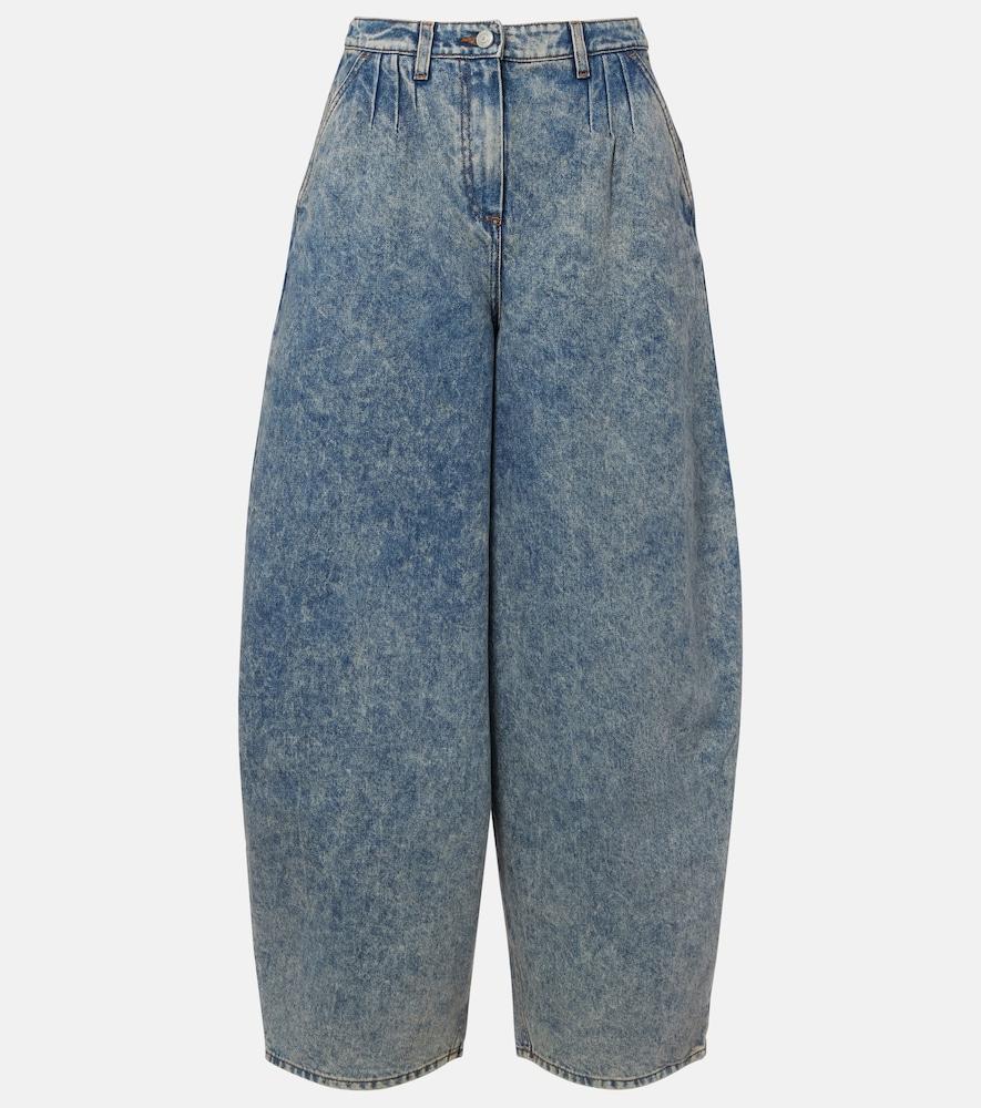 magda butrym barrel-leg jeans