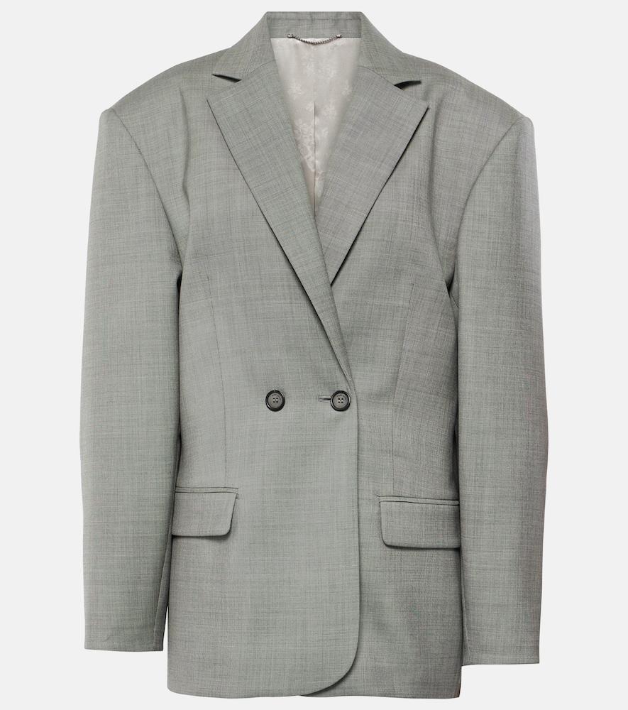 magda butrym boxy wool blazer