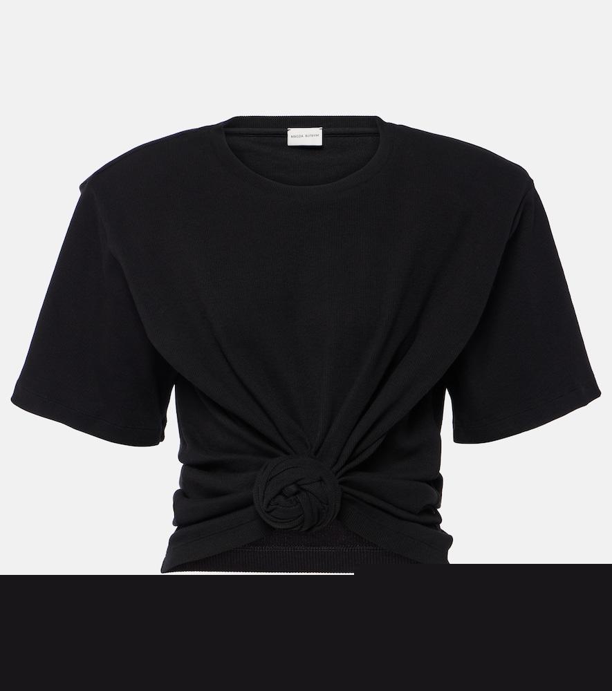 magda butrym cotton-blend top