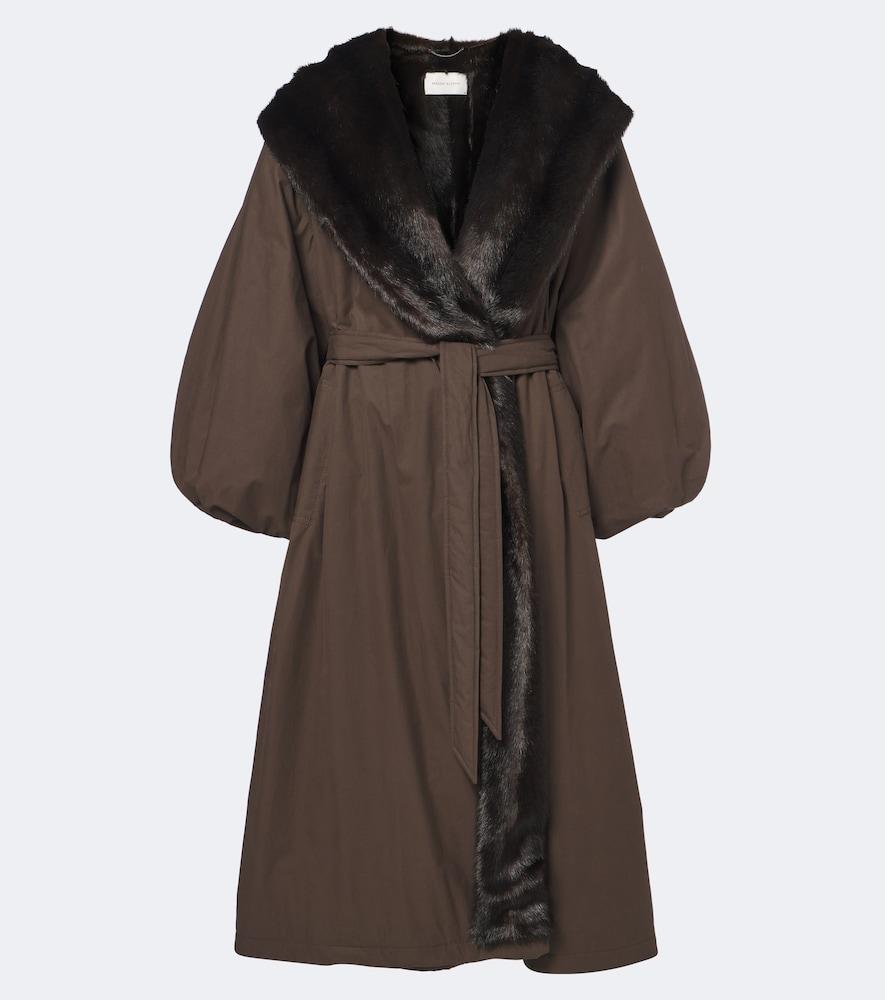 magda butrym cotton wrap coat