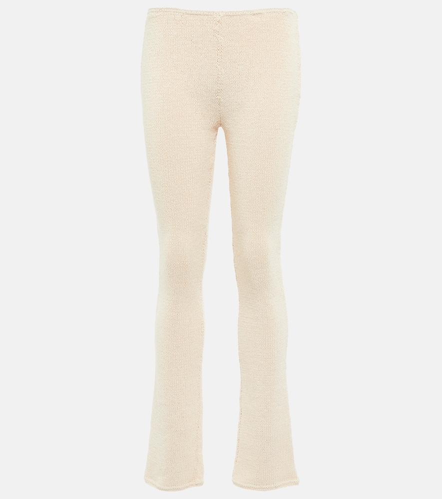 magda butrym crochet high-rise slim pants