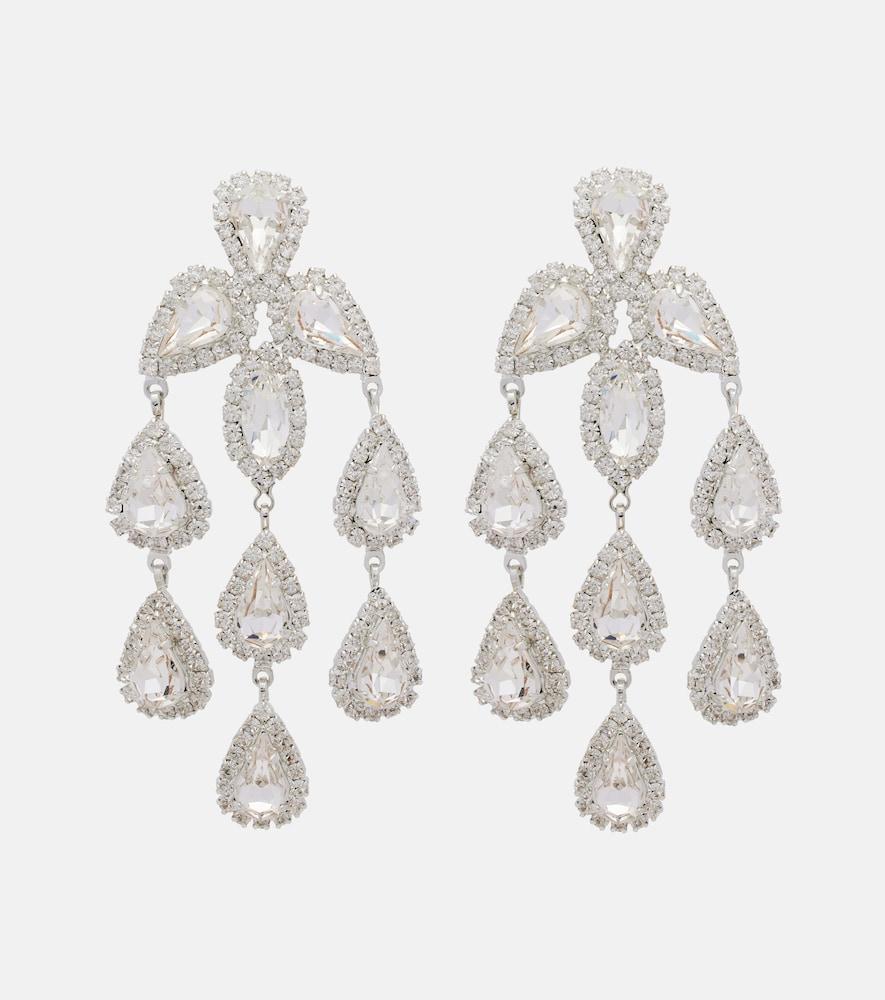 magda butrym crystal-embellished drop earrings