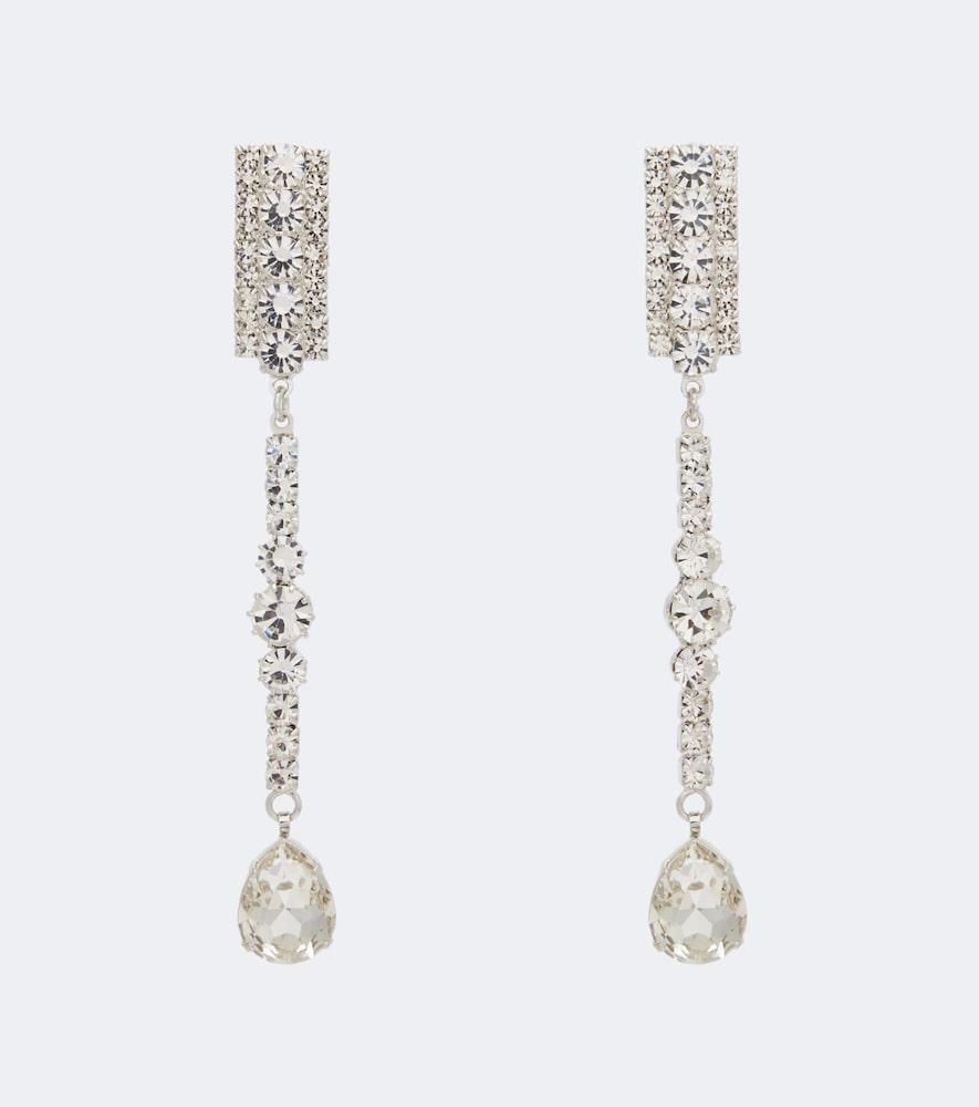 magda butrym crystal-embellished drop earrings