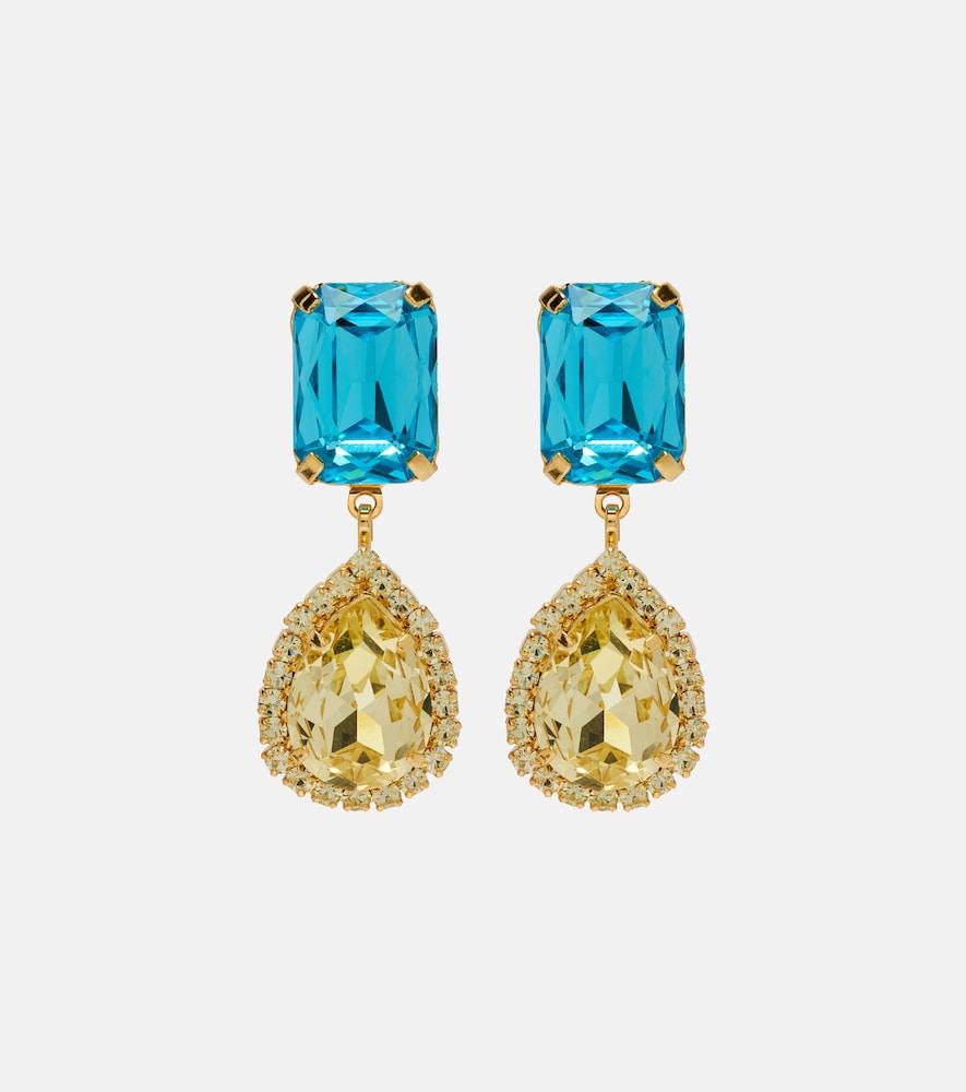 magda butrym crystal-embellished drop earrings