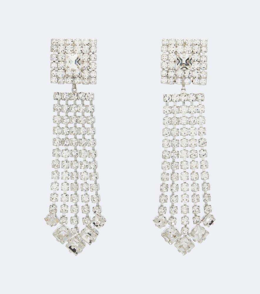 magda butrym crystal-embellished drop earrings