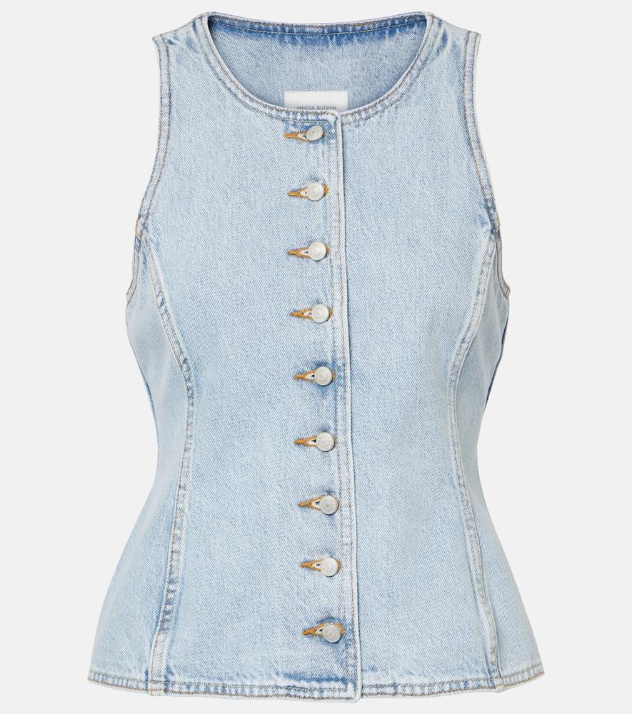 magda butrym denim vest
