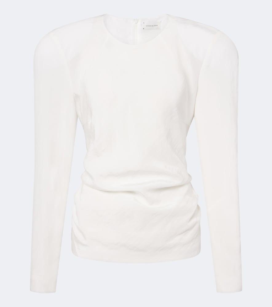 magda butrym draped top