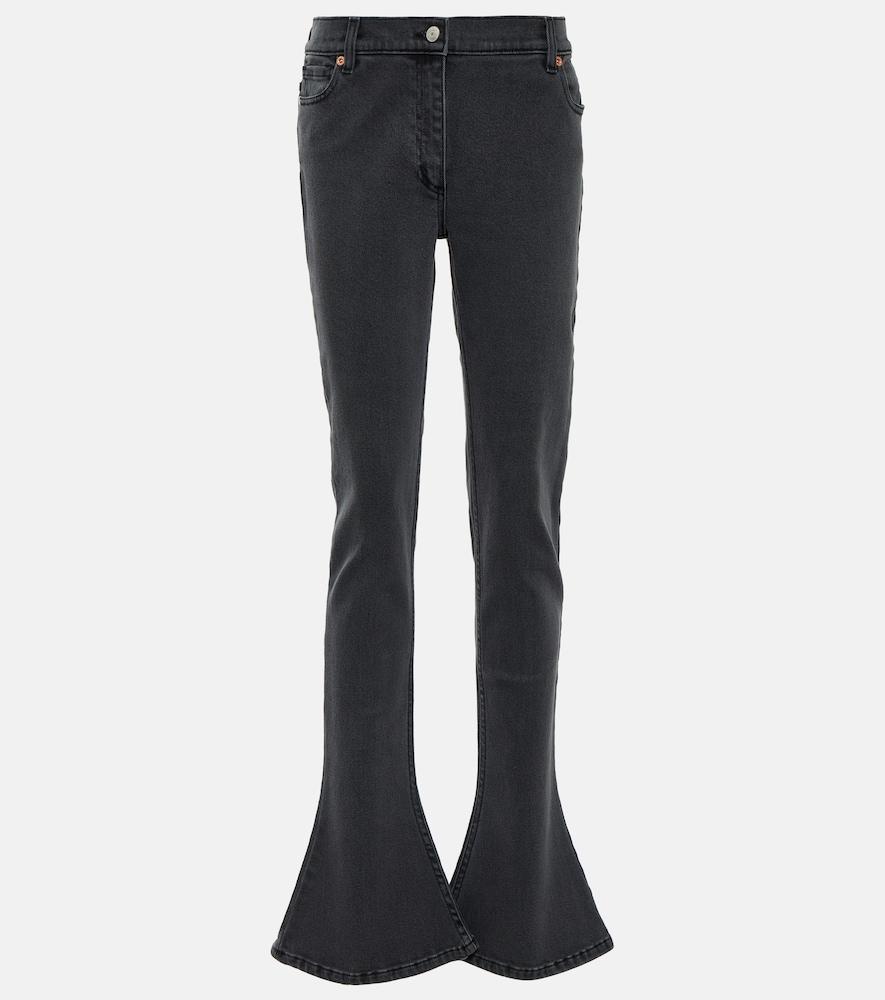 magda butrym flared slim jeans