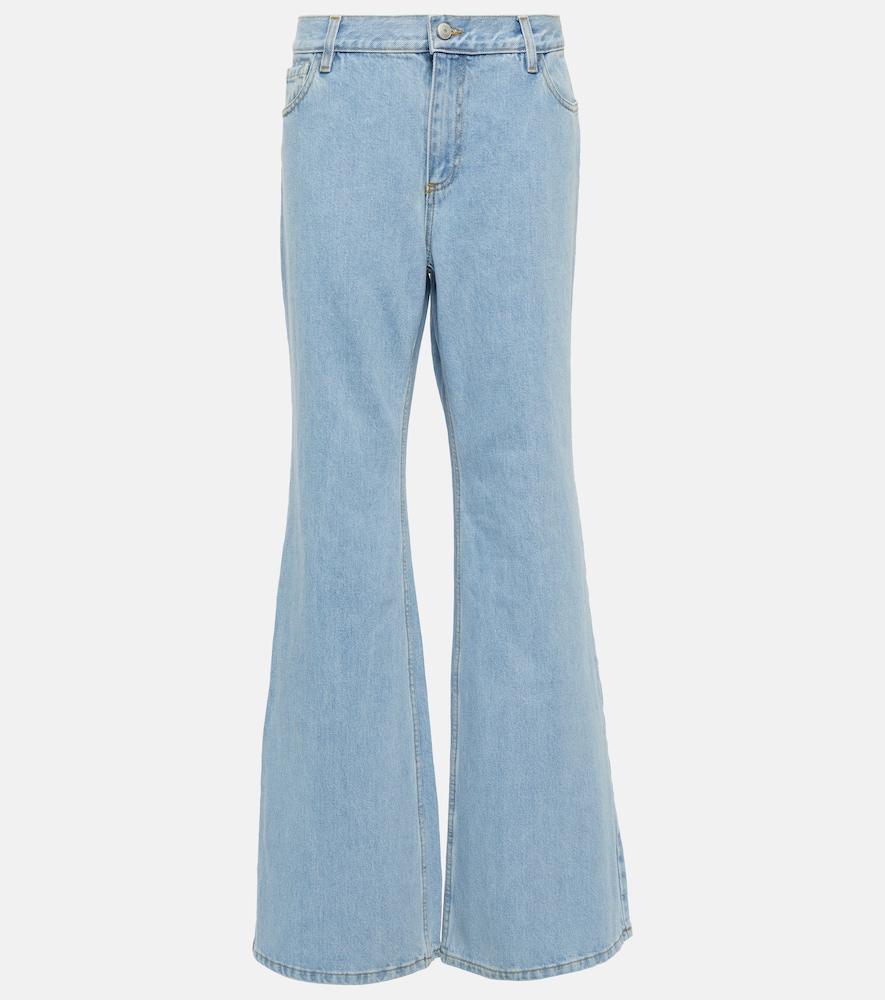 magda butrym high-rise flared jeans