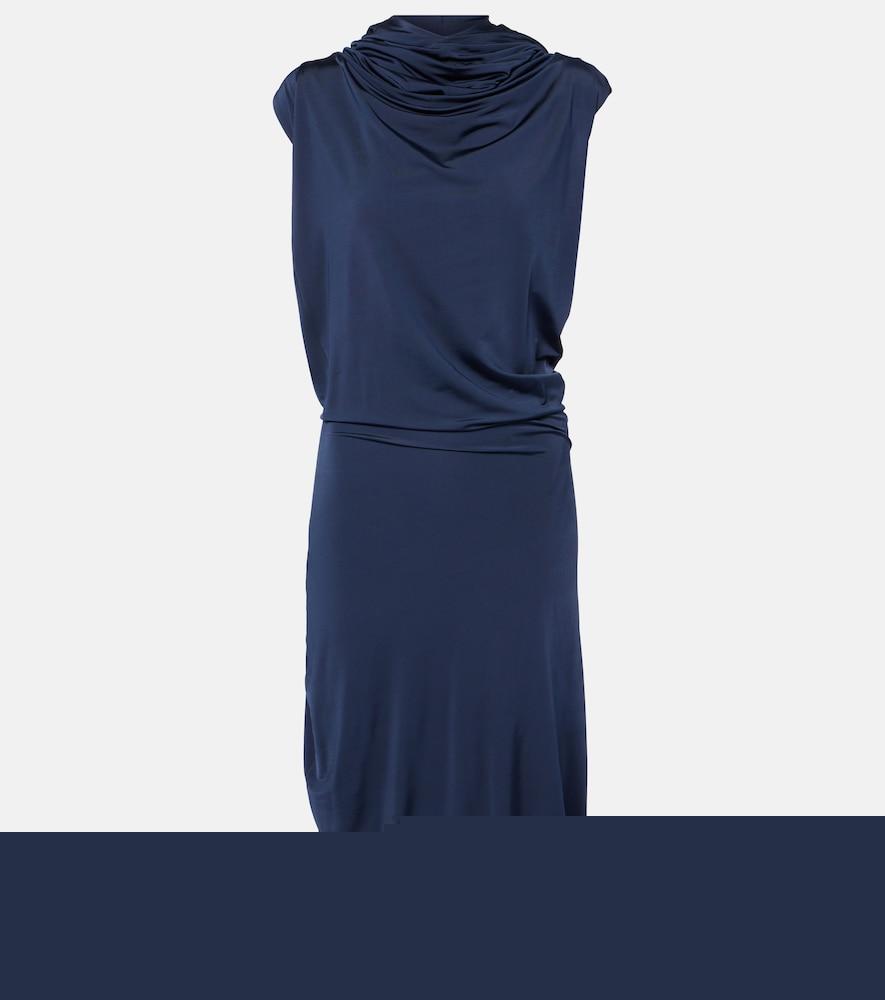magda butrym hooded jersey midi dress