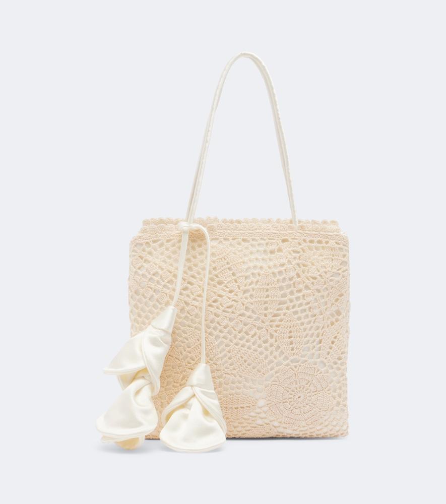 magda butrym julia crochet top-handle bag