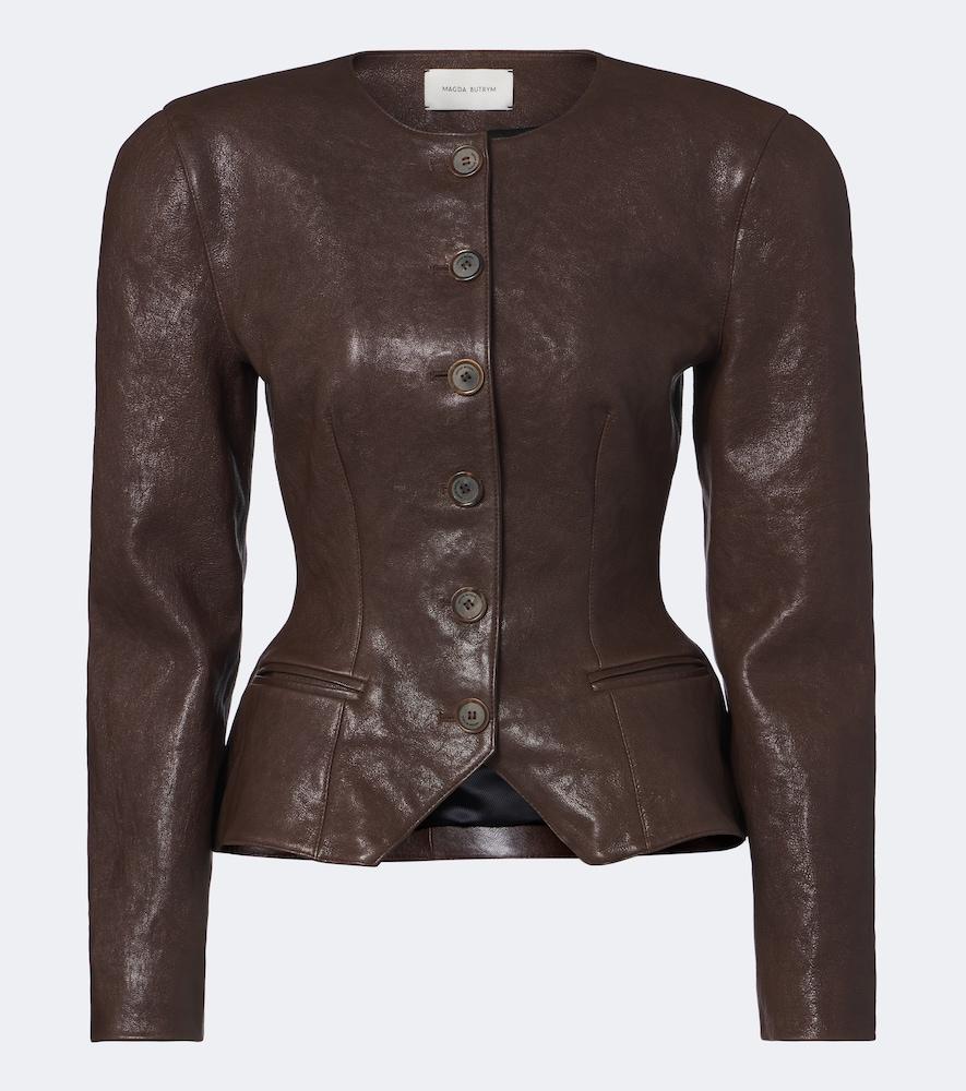 magda butrym leather jacket