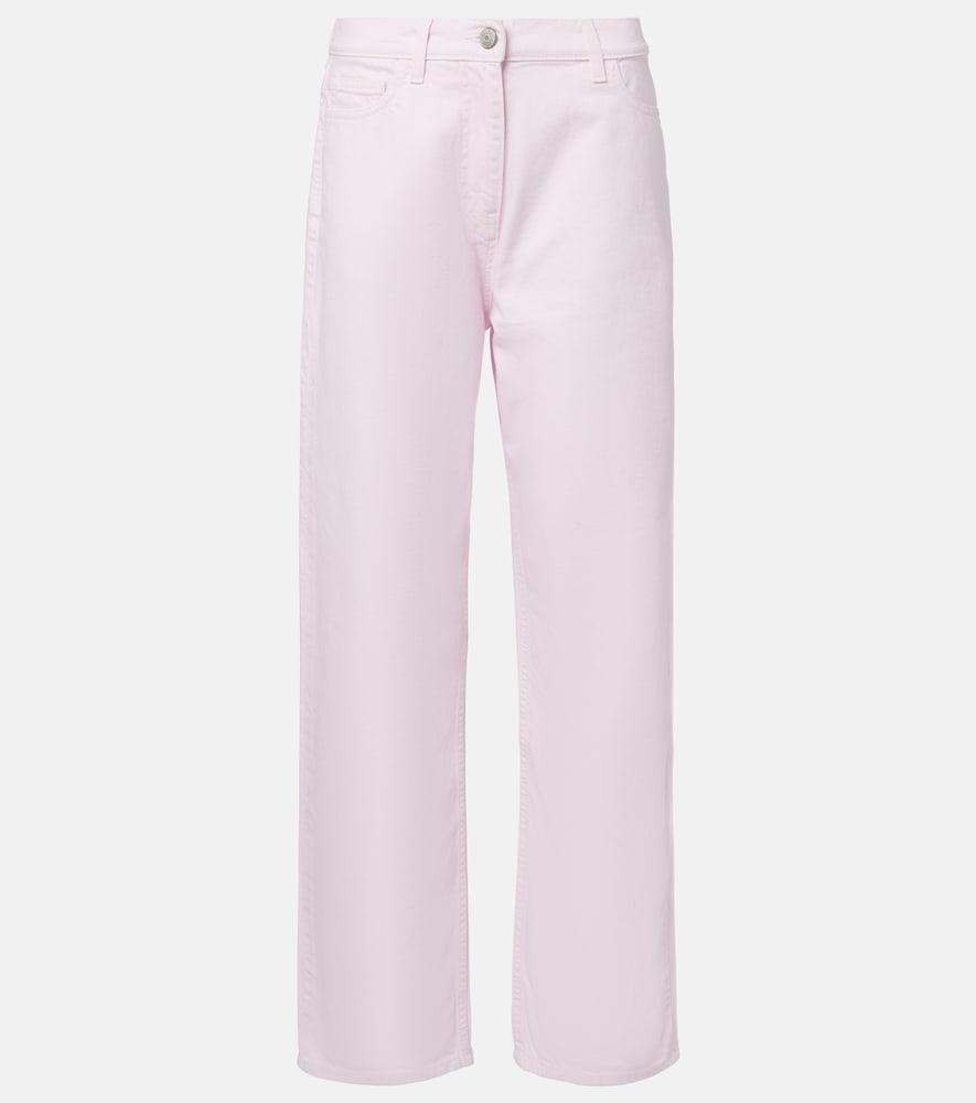 magda butrym mid-rise wide-leg jeans
