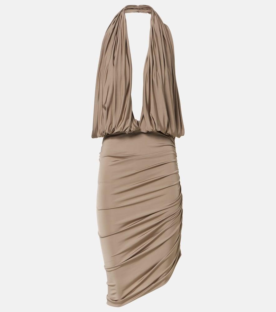 magda butrym open-back jersey midi dress