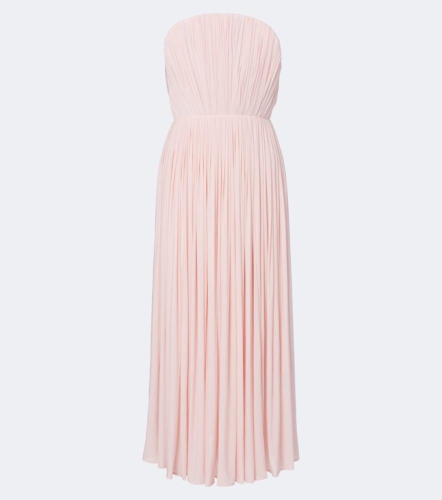 magda butrym pleated bustier cocktail dress