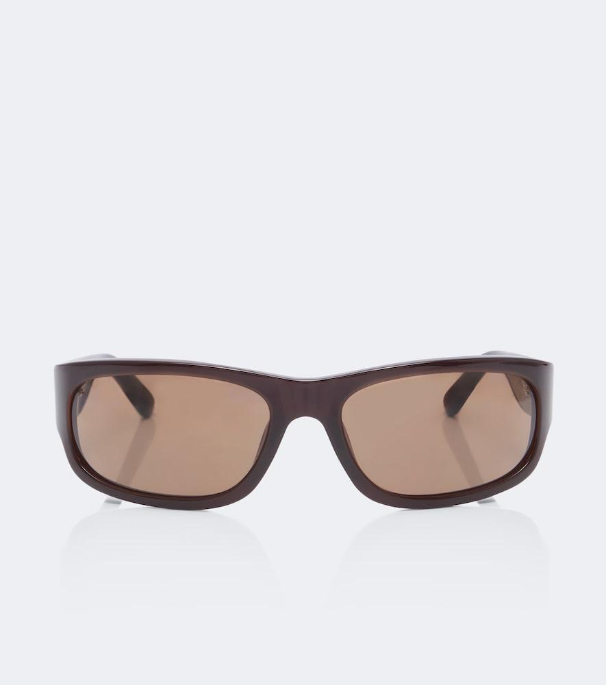 magda butrym rectangular acetate sunglasses