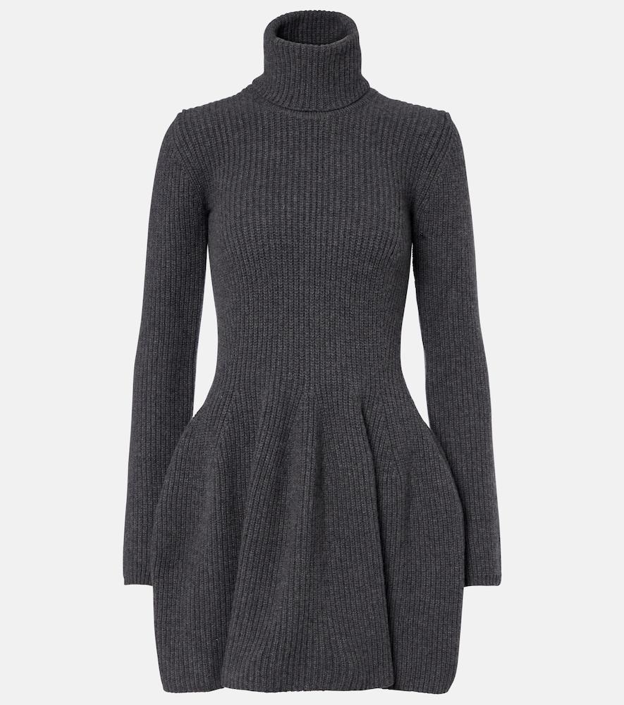 magda butrym ribbed-knit cashmere minidress