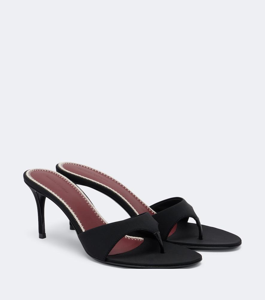 magda butrym satin thong sandals