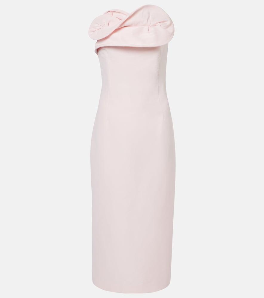 magda butrym silk bustier dress