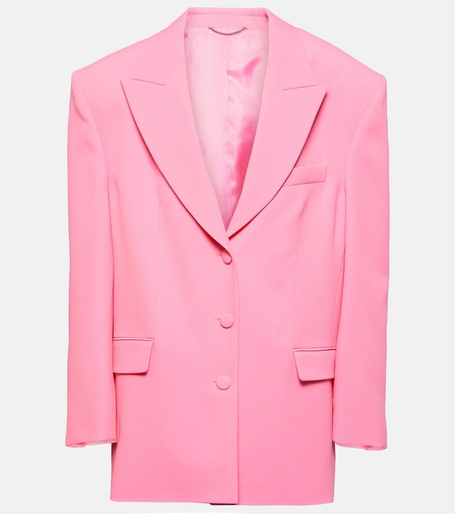 magda butrym single-breasted silk-blend blazer