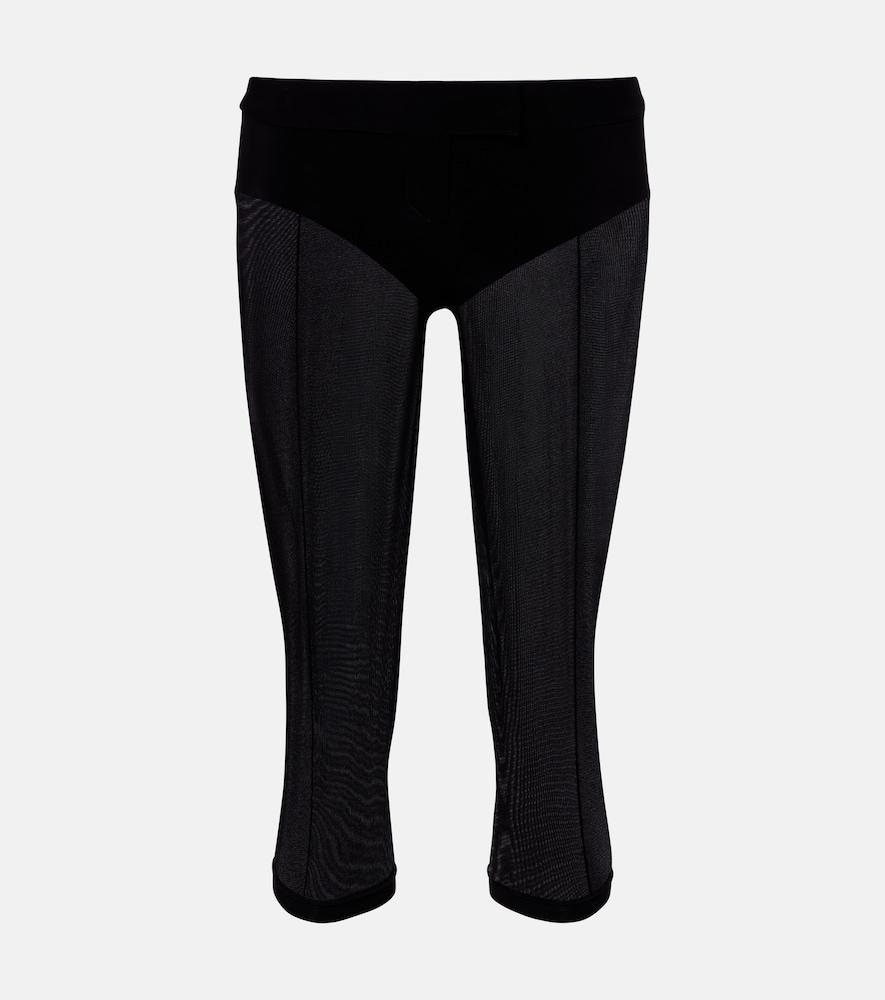 magda butrym skinny capri pants and briefs set