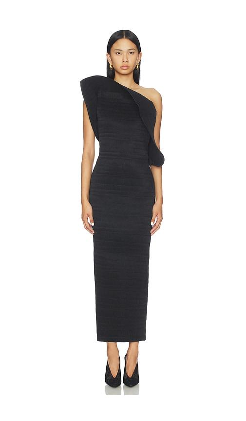 magda butrym strapless long dress in black. - size 34 (also in 36, 38, 40)