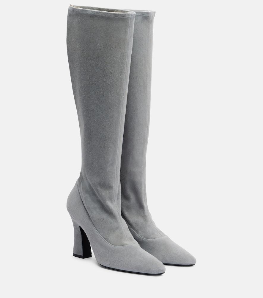 magda butrym suede knee-high boots