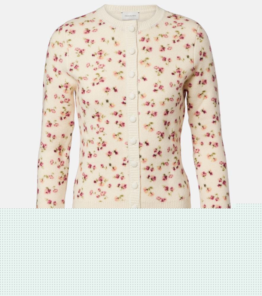 magda butrym wool, silk, and cashmere cardigan