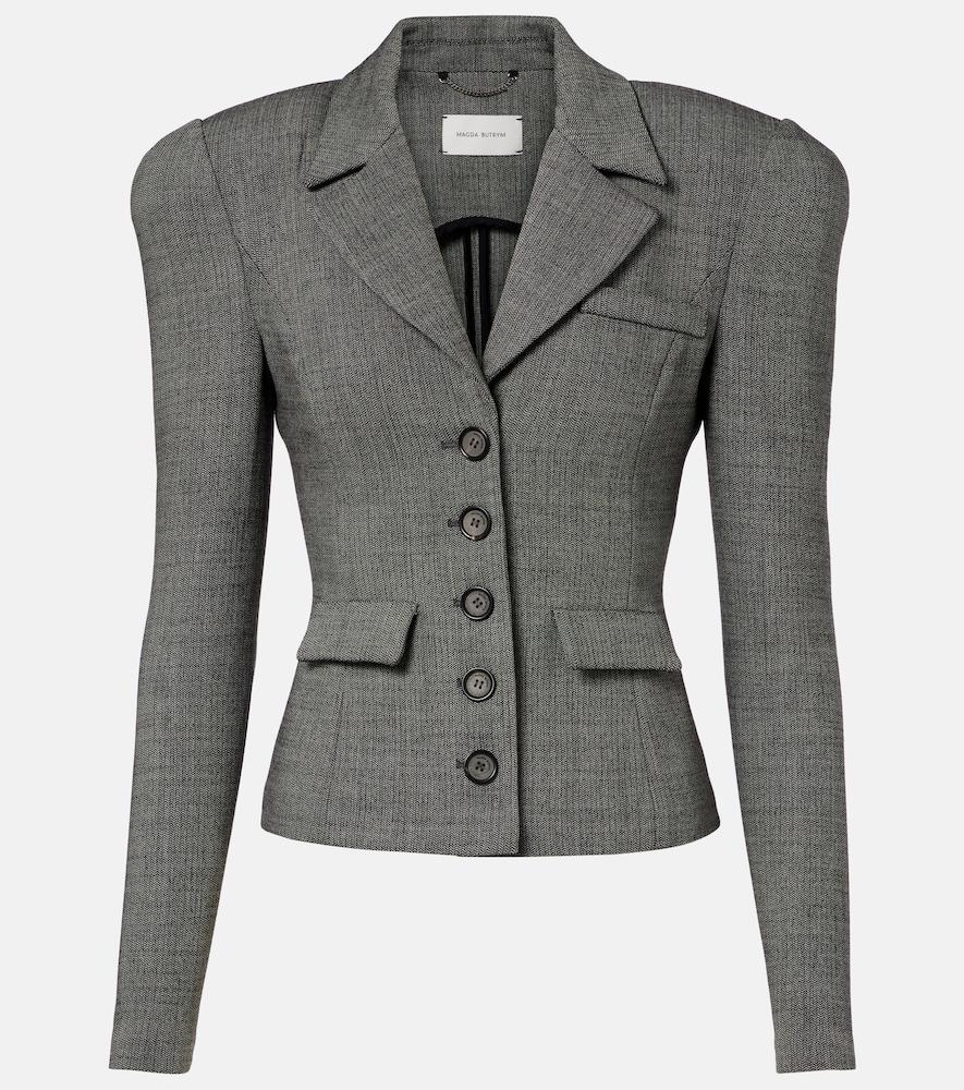 magda butrym wool-blend blazer