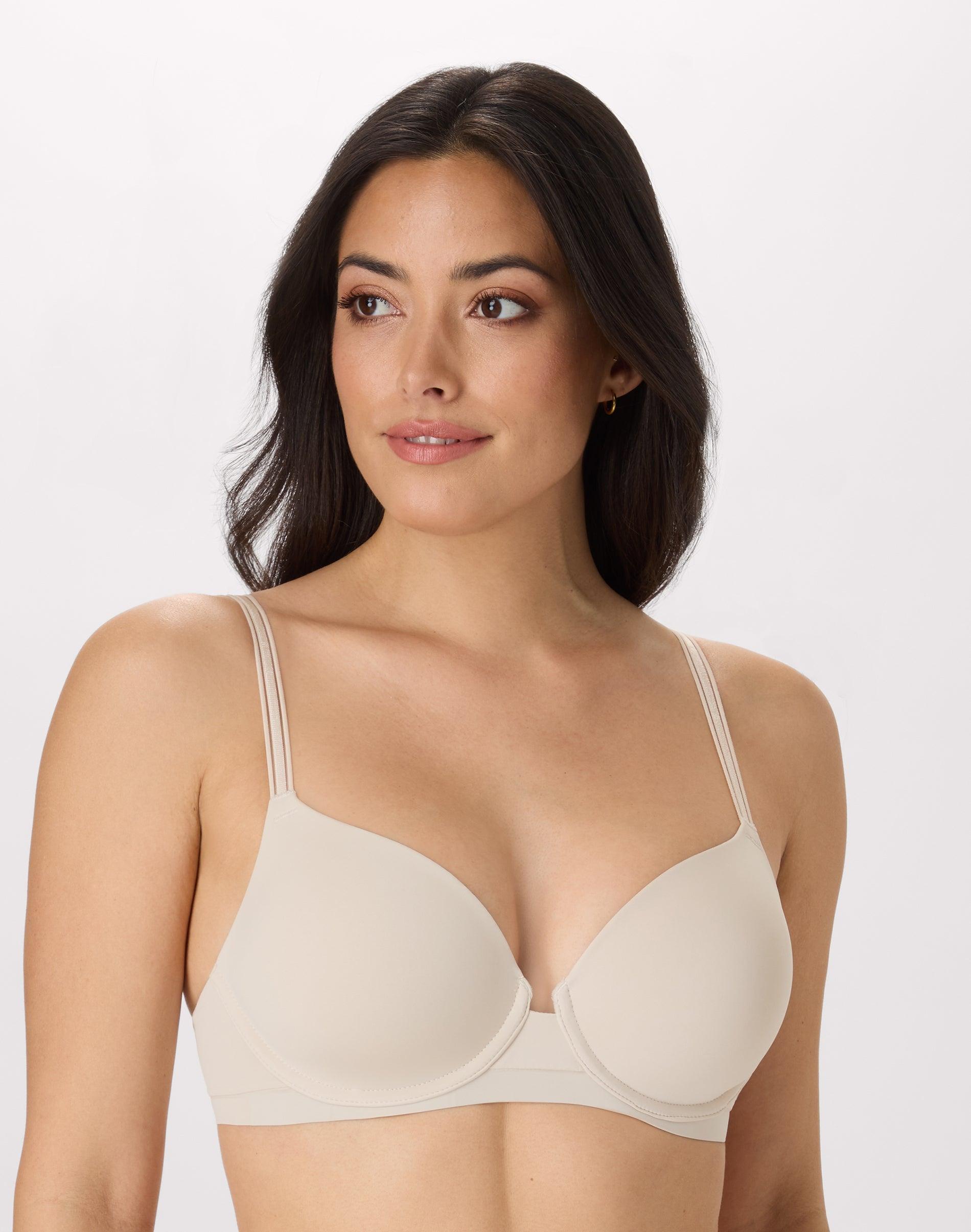 maidenform barely there full coverage underwire bra beige bisque 34a women's