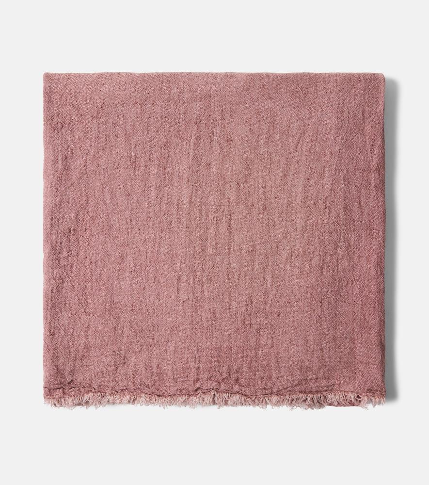 maison de vacances linen crêpe throw