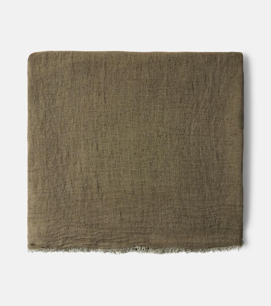 maison de vacances linen throw