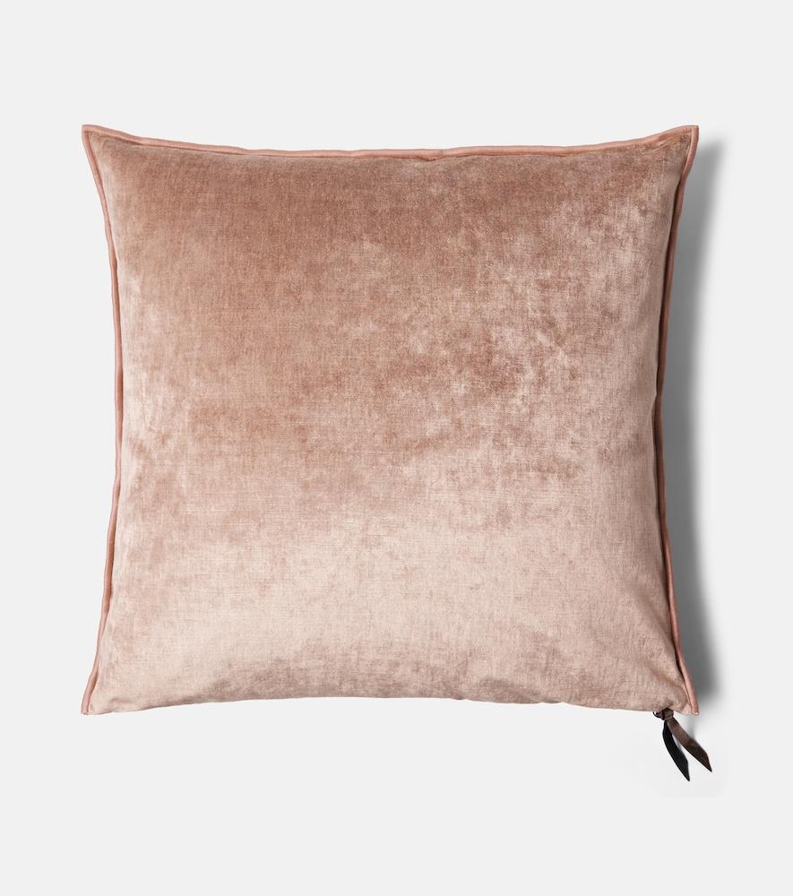 maison de vacances velour cushion