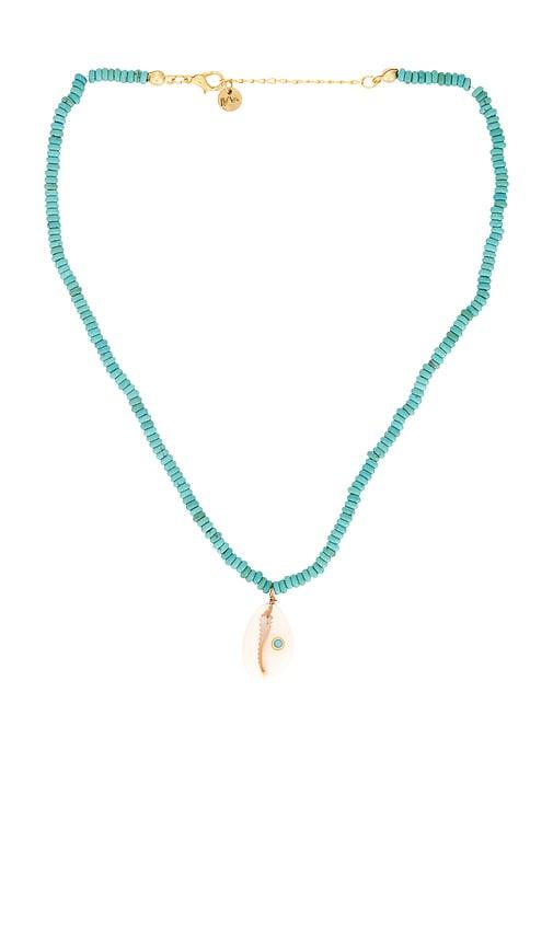 maison irem kas dreams necklace in blue.