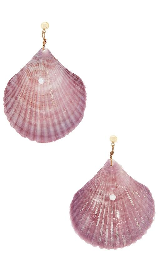 maison irem kora earring in purple.