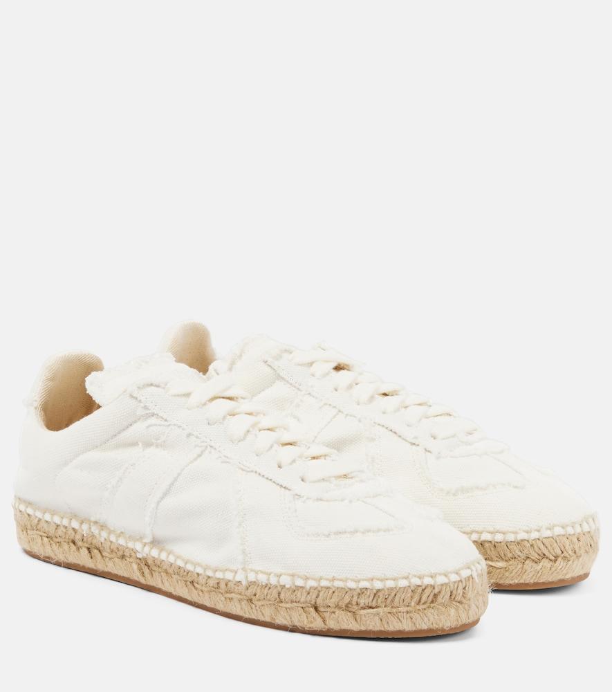 maison margiela canvas espadrille sneakers