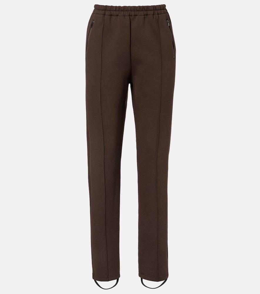 maison margiela cotton-blend sweatpants