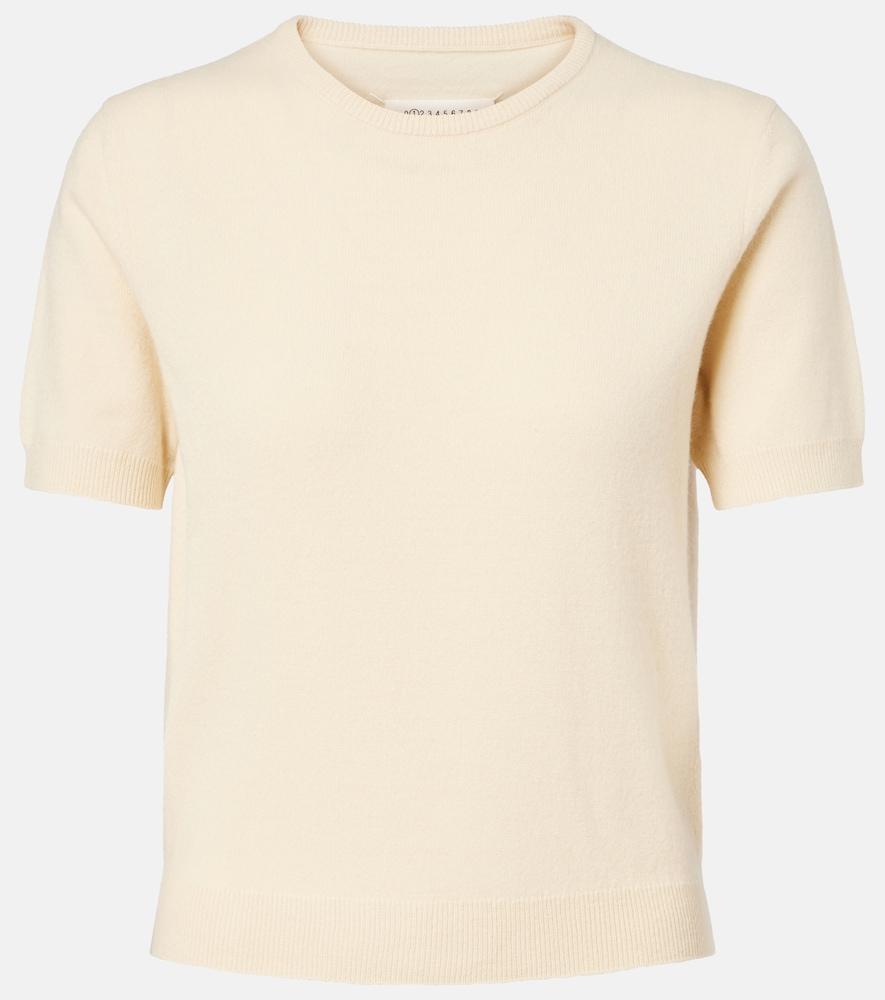 maison margiela four stiches virgin wool top