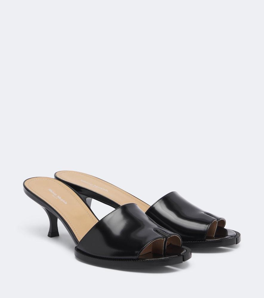 maison margiela tabi leather mules