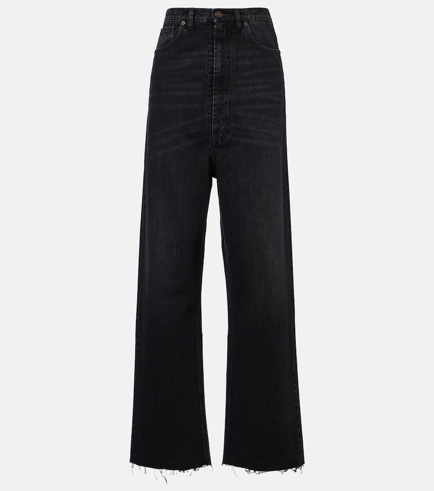 maison margiela wide-leg jeans