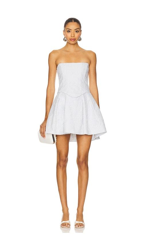 majorelle joyce mini dress in white. - size s (also in xxs)