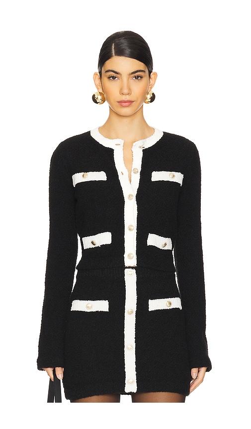 majorelle maybelle cardigan in black. - size m (also in xs)