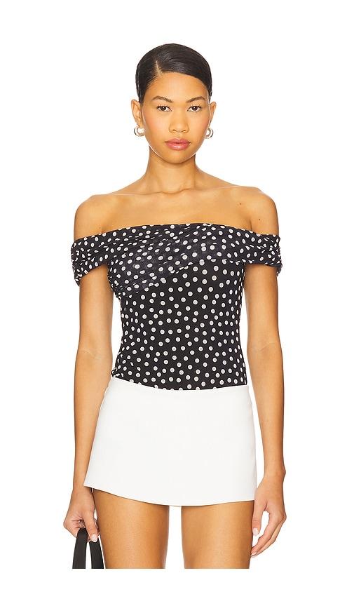 majorelle thea bodysuit in black. - size xl (also in xs)