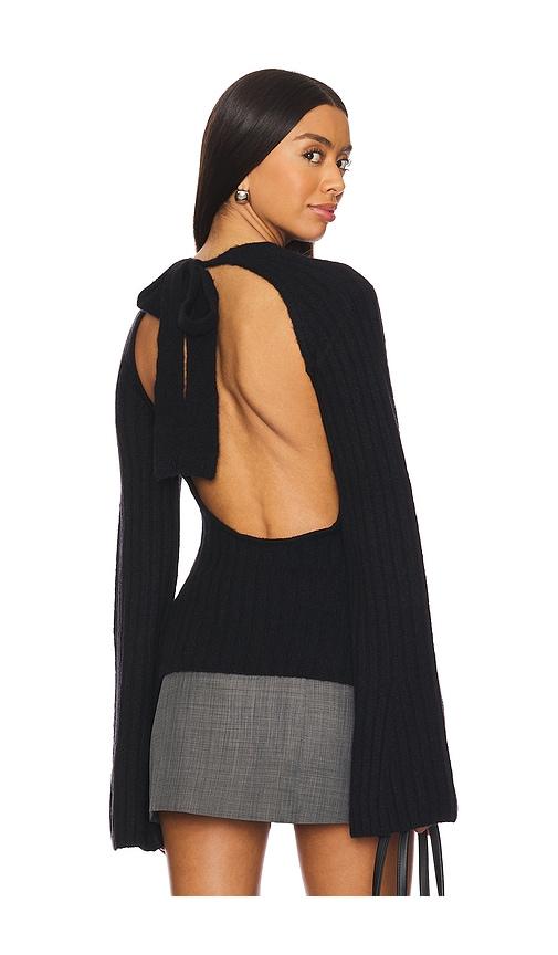 majorelle trudy sweater in black. - size l (also in m)