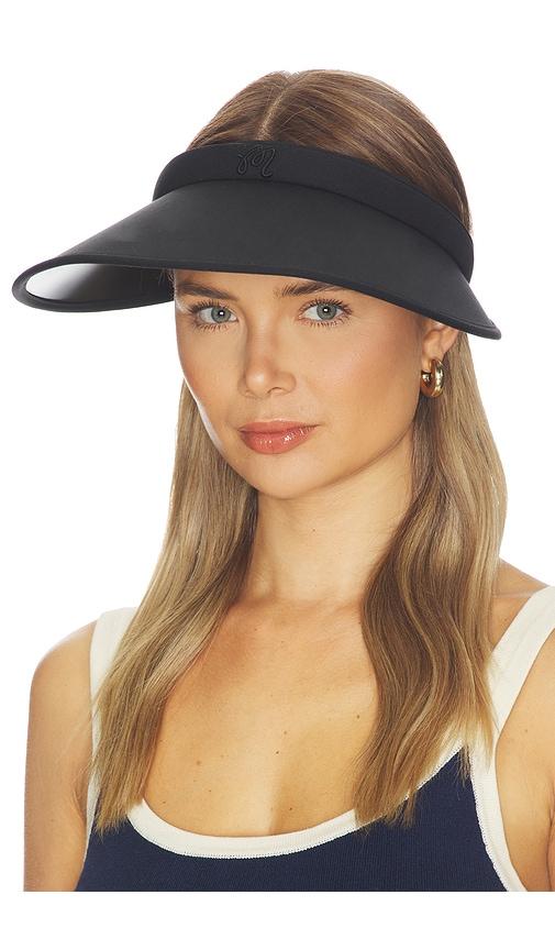 malbon claire visor in black.
